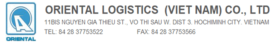 Oriental Logistics (Viet Nam) CO., LTD tuyển dụng - Tìm việc mới nhất, lương thưởng hấp dẫn.