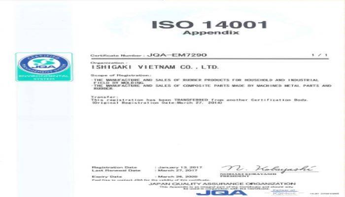 Ishigaki Rubber Vietnam Co, Ltd.