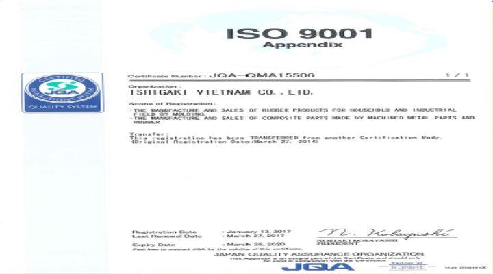 Ishigaki Rubber Vietnam Co, Ltd.