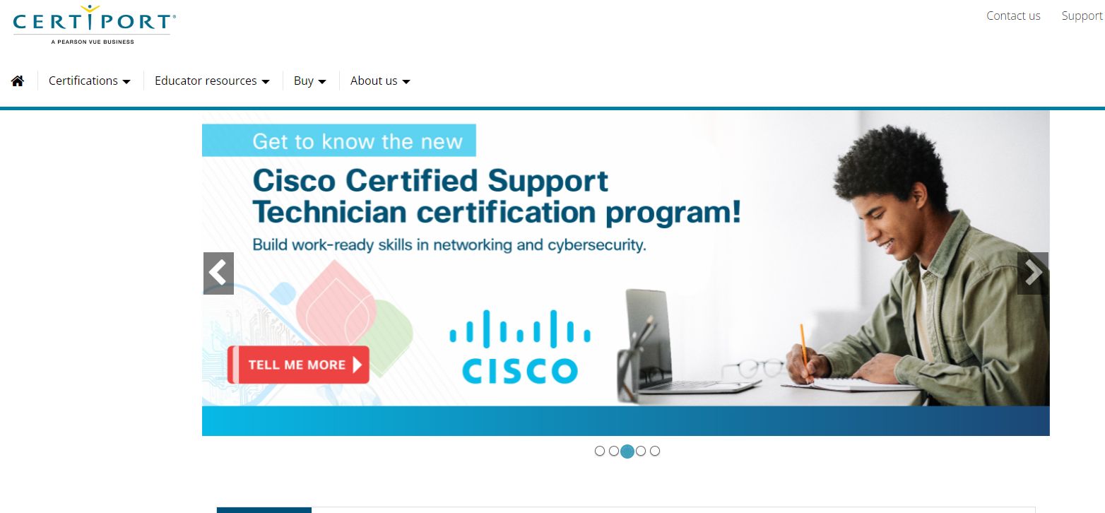 Truy cập trang Certiport để lấy chứng chỉ IC3 trực tuyến 
