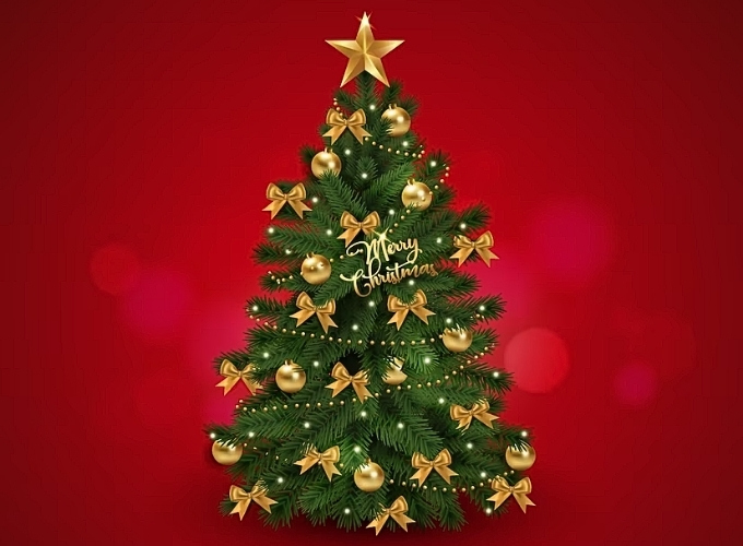 Mẫu cây thông Giáng Sinh đẹp cho mùa Noel 2023