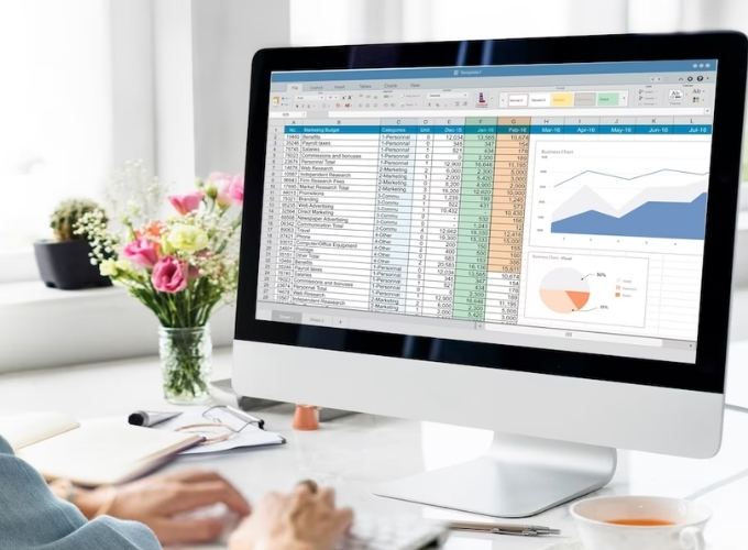 Cách vẽ biểu đồ miền trong Excel