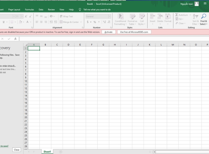 Bước 2 Cách chia 1 ô thành 2 ô trong Excel