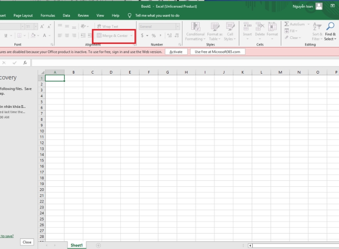Bước 3 Cách chia 1 ô thành 2 ô trong Excel