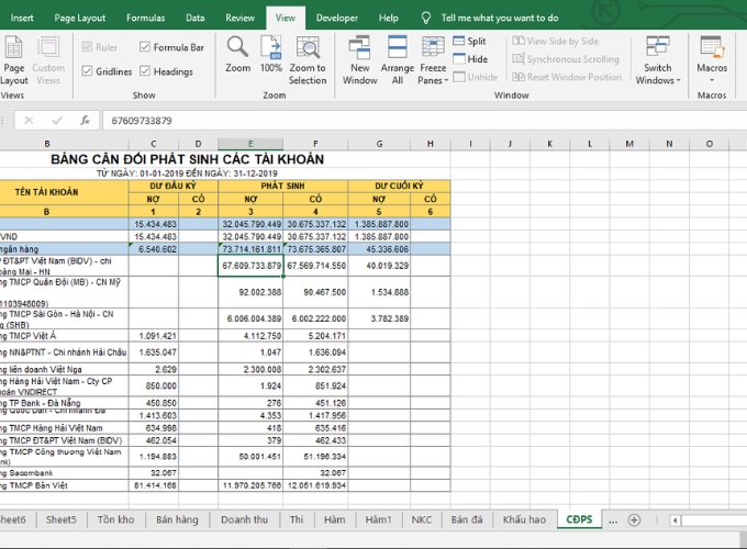 Bước 2 bỏ chữ Page trong Excel