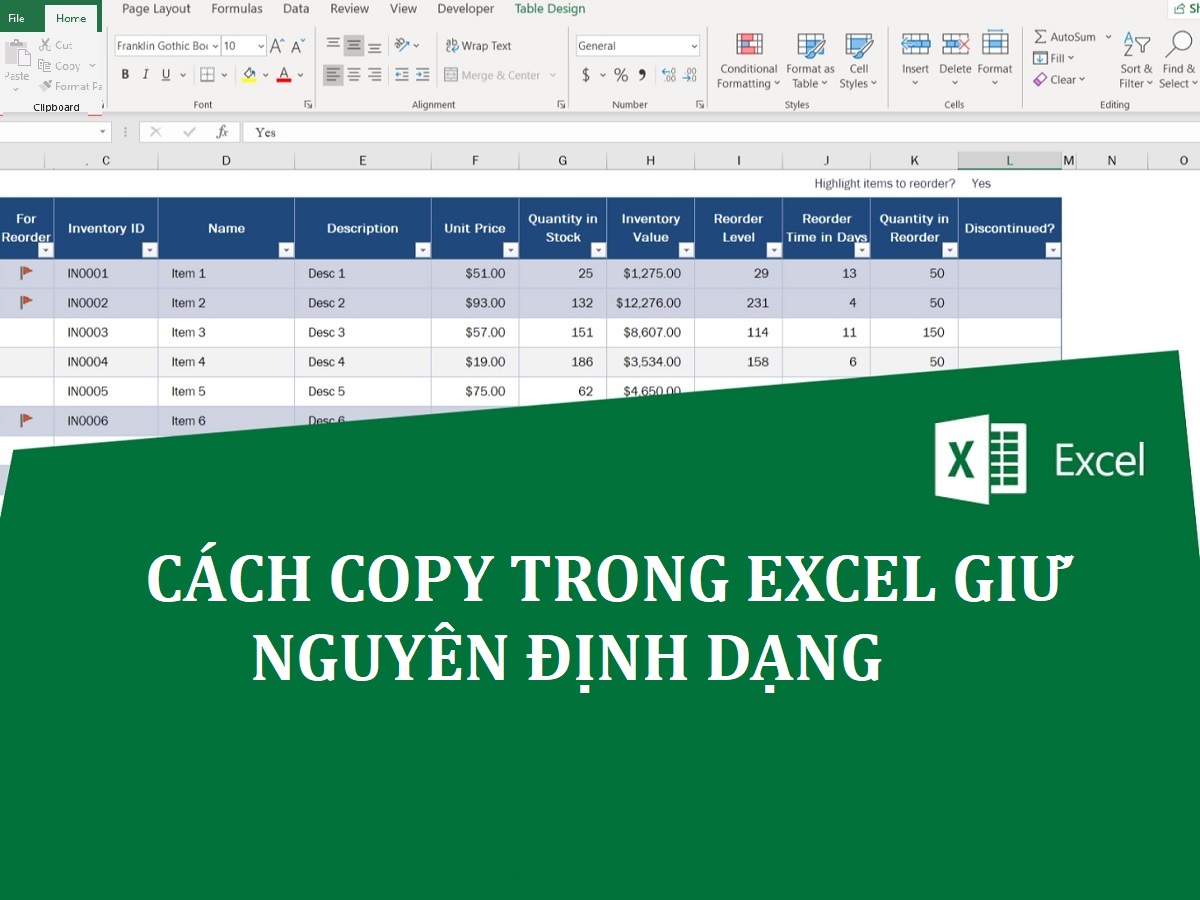 Cách copy trong Excel siêu nhanh