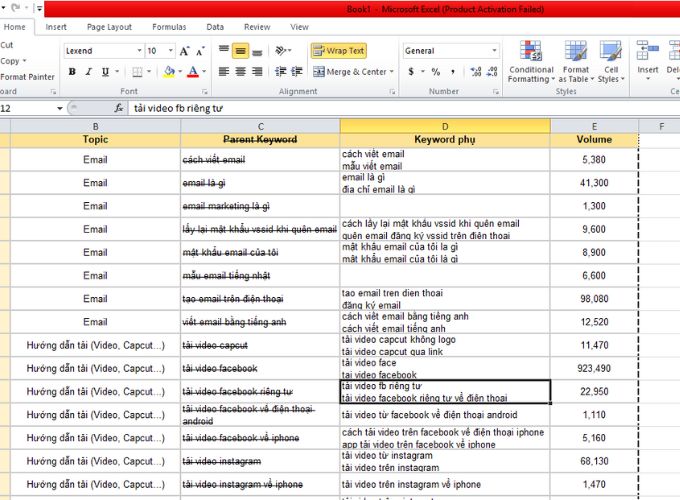 Cách gạch chữ ngang trong excel mang đến nhiều tiện ích trong công việc