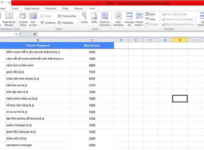 Cố định dòng excel mang đến nhiều lợi ích thiết thực