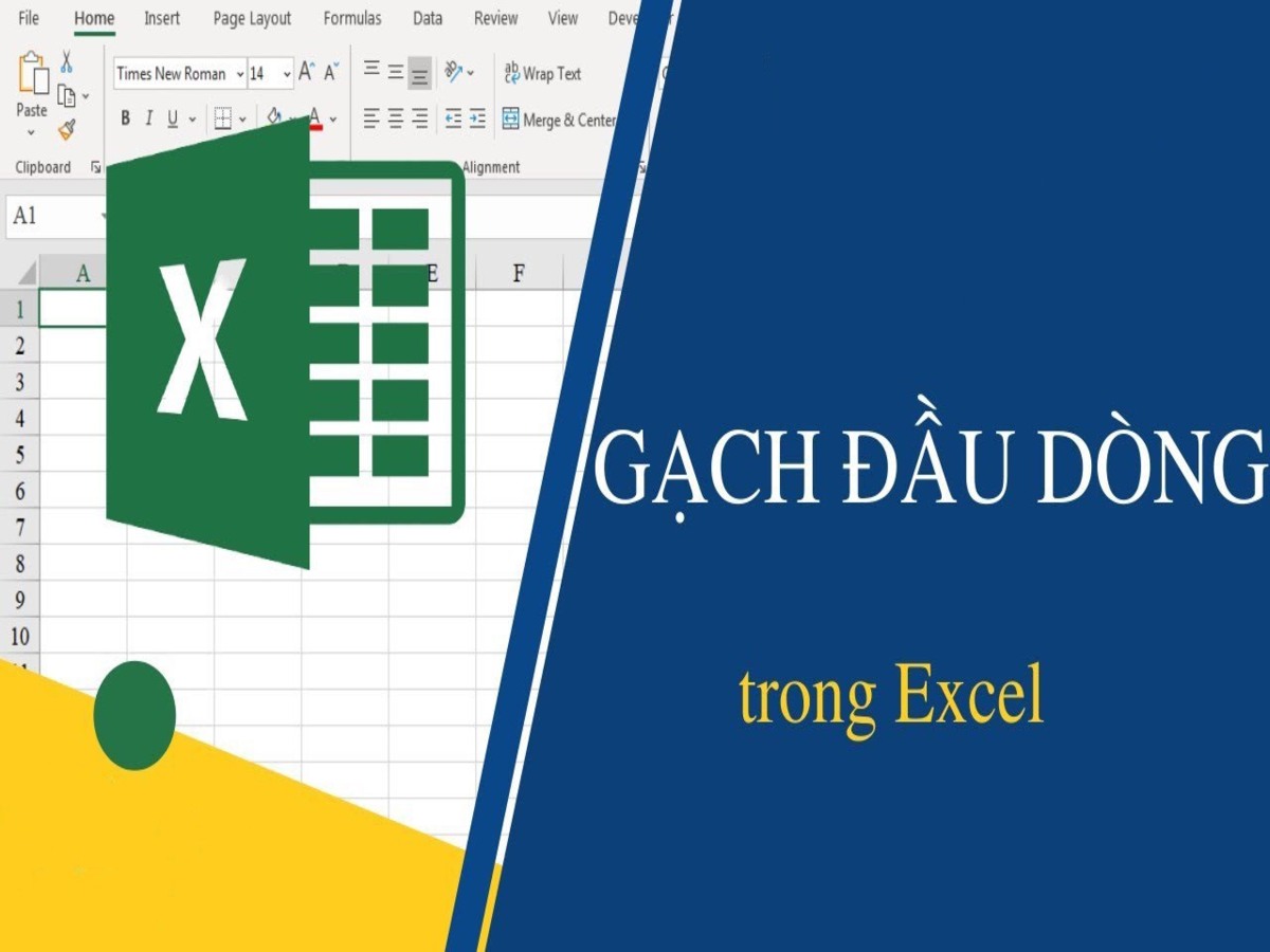 gạch đầu dòng trong Excel